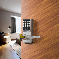 Serrure de porte intelligente à empreinte digitale biométrique étanche avec application TTlock Tuya