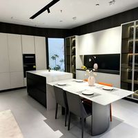Juego de Mesa y Sillas de Comedor Modernas de MDF, Multifuncionales, de Gran Capacidad, Ecológicas, Independientes y Personalizables