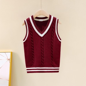 Chalecos de Punto para Niños, Chalecos Tipo Suéter Unisex, Uniformes de Jardín de Infancia, Uniformes Escolares Cálidos para Estudiantes - Product Image 5
