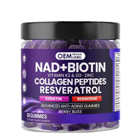 Gummies NAD+ en gros sous marque privée : Nicotinamide Riboside, Biotine, Berbérine – Soin Énergétique Cellulaire – Service OEM ODM Personnalisé