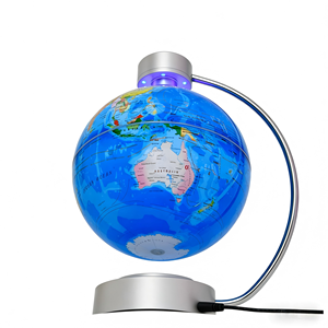 Globe à lévitation magnétique de 20 cm, lumineux, rotation automatique, ornement 3D en résine PLA, technologie Sense, <span class=keywords><strong>pour</strong></span> la décoration de bureau - Product Image 3