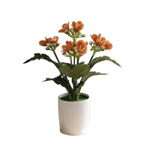 Bonsaï de jasmin artificiel Paulon, 24 cm de haut, blanc, rose, violet, en pot de plastique, pour la décoration de la maison et des mariages - Product Image 5