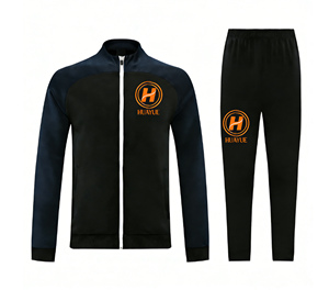 Ensemble d'uniformes de football personnalisés, <span class=keywords><strong>maillot</strong></span> de football à fermeture éclair intégrale, qualité supérieure, <span class=keywords><strong>maillot</strong></span> de sport professionnel, survêtement de football - Product Image 1