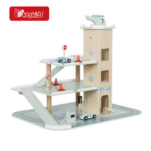 Üst satış Mini ahşap oyuncak arabalar park garaj asansör ile kids 'oyun yuvası oyuncaklar W04B130 - Product Image 6