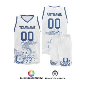 Vochtregulerende basketbaluniformen met gepersonaliseerde drakenprint sportkleding BBJ01-2500622-5 - Product Image 2