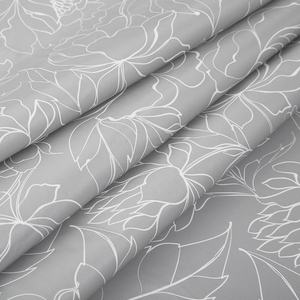 HuiHe - Cubierta de <span class=keywords><strong>Mesa</strong></span> Rectangular de PVC <span class=keywords><strong>con</strong></span> Diseño Floral Gris, 100% Impermeable, Protector de <span class=keywords><strong>Mesa</strong></span> para Eventos Comerciales - Product Image 2