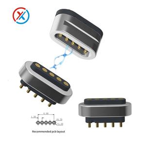 Chine personnalisé 4PIN 5PIN 10PIN connecteur magnétique d'électrode élastique à courant élevé broche Pogo magnétique - Product Image 3