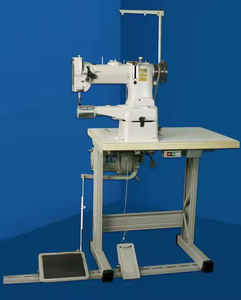Machine à coudre à bras cylindrique QK-8B de haute qualité, point de surjet, pour cuir de moyenne épaisseur, avec pied entraîneur pour sacs - Product Image 1