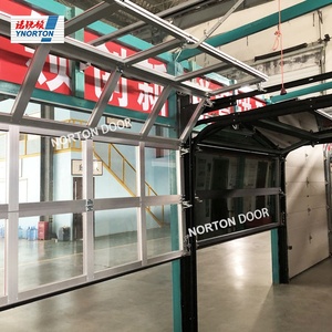 <span class=keywords><strong>Porte</strong></span> <span class=keywords><strong>de</strong></span> <span class=keywords><strong>garage</strong></span> électrique isolante en verre et aluminium <span class=keywords><strong>sectionnelle</strong></span> au design moderne Nouveau <span class=keywords><strong>pour</strong></span> parc extérieur entrepôt-Surface finie - Product Image 6