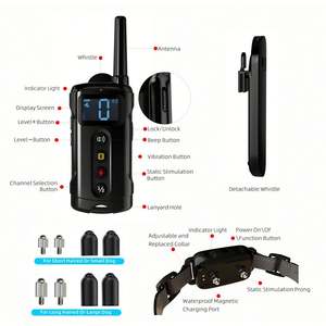 <span class=keywords><strong>Collar</strong></span> de Adiestramiento para Perros Recargable e Impermeable, <span class=keywords><strong>Collar</strong></span> de Adiestramiento para Perros con Control Remoto Antiladridos - Product Image 3