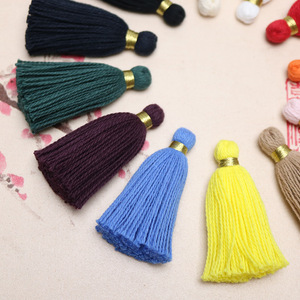 Pampilles en coton pur, accessoires pour vêtements, petite pointes suspendues, fil épais, moelleux, <span class=keywords><strong>sans</strong></span> tête - Product Image 4