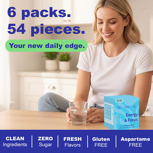 Vente Flash : Chewing-gum à la <span class=keywords><strong>Gomme</strong></span> <span class=keywords><strong>Xanthane</strong></span> Qualité Alimentaire Énergie & Concentration Caféine Naturelle L-Théanine + Vitamines B Zéro Sucre 54 Pièces Fabrication OEM - Product Image 5