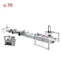 آلة تغليف بالصهر الحراري PUR عالية الدقة من TC Machinery، ماكينة طباعة إلكترونية مخصصة أوتوماتيكية بالكامل لأعمال النجارة