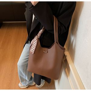 Conjunto de 2 Bolsos de Mano para Mujer, Bolsos de Mano Casuales de Gran Capacidad, Bolsos de Mano de Cuero PU Impermeables para Compras y Trabajo - Product Image 5