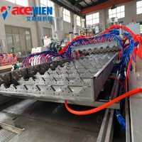 Línea de Producción Profesional Automática para Láminas de Techo de PVC Corrugado de Doble Capa, Tipo Ondulado