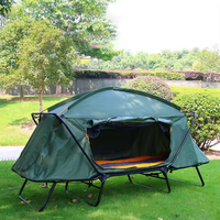 Lit de camp double portable, imperméable, pour le camping en famille en plein air, fourni directement par l'usine chinoise