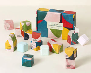 Boîte d'expédition pliable en carton ondulé B/E avec option de boîte cadeau intérieure rigide pour diffuseur de vapeur de douche, personnalisable OEM - Product Image 1