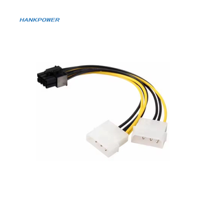 Cable de alimentación de tarjeta de vídeo 8P a Dual 4P de 17cm <span class=keywords><strong>Y</strong></span> Splitter 8Pin <span class=keywords><strong>PCI</strong></span> <span class=keywords><strong>Express</strong></span> a Dual 4Pin Molex Cable de alimentación de tarjeta gráfica - Product Image 4
