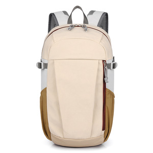 Lightweight Unisex Outdoor Hiking <b>Backpack</b> Color Blocking Pattern Multi Compartment Water Resistant Computer Interlayer Trail - Product Image 5