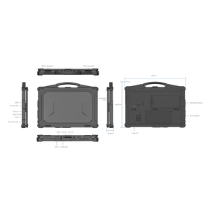 Tapis d'ordinateur portable 15.6 pouces <span class=keywords><strong>256gb</strong></span> Ssd 1 to Rugged Notebook Toughbook pour les entreprises IPS sans fil - Product Image 1