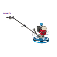 Truelle à béton de haute précision à moteur Honda Rising Star 5,5 CV, outil de nivellement de sol durable à essence, garantie 1 an