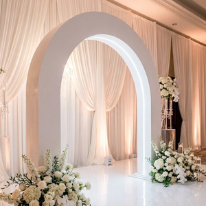 Arco de Entrada LED Blanco, Arco de Acrílico para Eventos, Arco de Boda, Panel de Fondo de Acrílico, Puerta de Arco, Pared de Fondo - Product Image 3