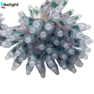 LIKELIGHT 5V UCS1903 Ampoule à chaîne adressable diffuse en couleur Bullet LED <span class=keywords><strong>Pixel</strong></span> <span class=keywords><strong>WS2811</strong></span> Pixels 12V - Product Image 1