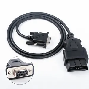 Câble série RS232 VGA DB9 femelle vers OBD2 pour le diagnostic de voiture