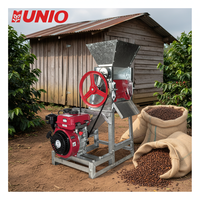 UNIO High Quality Motor Powered High Productivity <strong>Coffee</strong> Bean <strong>Pulping</strong> Shelling Peeling <strong>Machine</strong> 300-500kg/h