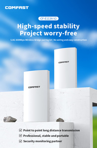 Comfast CF-E113A V2 starlink Internet Kit không dây ngoài trời CPE tầm xa antenna WIFI cầu - Product Image 3