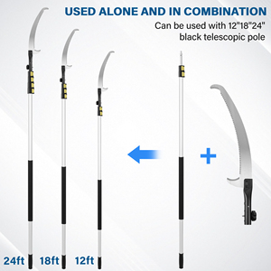 Chi phí sản xuất giá cao đạt vườn cây chi nhánh cắt tỉa thép không gỉ Telescopic cắt tỉa Saw - Product Image 4