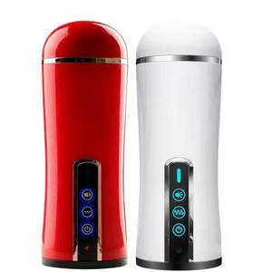 Taza de masturbación vaginal manos libres al por mayor, bomba de pene, juguete sexual de Garganta Profunda para hombres, masturbador vibrador - Product Image 1