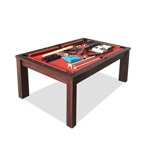 Cổ Điển 3-Trong-<span class=keywords><strong>1</strong></span> Đa Chức Năng 7 Ft Trò Chơi Bảng Cho Hồ Bơi Bida Bóng Bàn Với Mdf Đệm Và Túi Da - Product Image 3