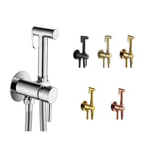 Pulvérisateur de bidet mural portable en laiton doré à technologie nano, installation facile pour petits espaces, salle de bain Libert J5 - Product Image 1