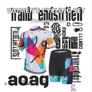 Ensemble de maillot de cyclisme pour femmes, séchage rapide, respirant, vêtements de course à vélo de montagne avec nom d'équipe personnalisé - Product Image 2