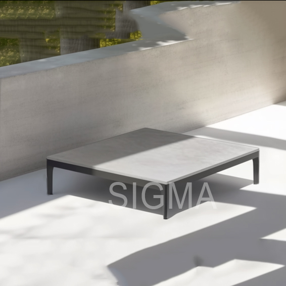 Wholesale Cheap Garden Furniture Outdoor Square Coffee Tables Outdoor Courtyard Leisure Table