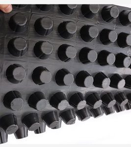 Système de toit vert pour la <span class=keywords><strong>maison</strong></span> Tapis de drainage à fossettes de jardin Planche à roulettes Planche d'égouttage en plastique - Product Image 2