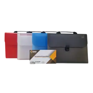 Portafolio Expandible Tamaño Carta con Asa y Cierre, Clips para Documentos - Product Image 3