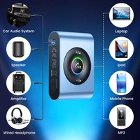 JOYROOM JR CB1 5.3 Adaptateur de voiture Récepteur audio magnétique sans fil Lecteur MP3 LED Modulateur radio AUX 3.5mm