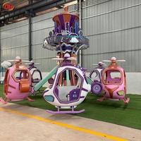 Manège d'hélicoptère à commande autonome Scenic Amusement Equipment Astro Mobile pour enfants et familles