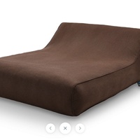 Moderne Luxus PVC Aufblasbare Lazy Couch Flocking-Liege Sonnenliege für den Strand