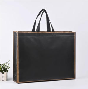 Fabricant de sacs à provisions réutilisables en plastique PE avec poignée en toile et impression de motifs avec logo personnalisé - Product Image 2