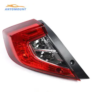 Auto Parts For Civic Cars Outer Tail Lamp Car Back Brake Outer Stop Light For Honda Civic 2016 2017 2018 2019 33550-TET-H01