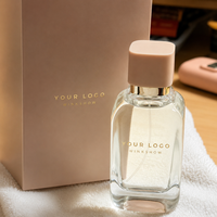 Parfum pour femme Soft Floral Musk, flacon transparent beige doux, 100 ml, OEM, marque privée, parfum longue durée, spray