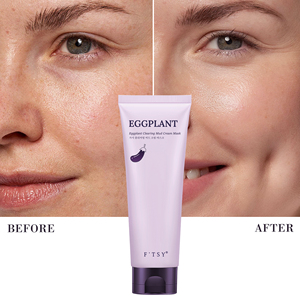 Máscara de arcilla de barro de berenjena para cuidado de SPA coreano, <span class=keywords><strong>exfoliante</strong></span> antienvejecimiento, piel brillante, máscara Facial de arcilla púrpura - Product Image 4