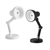 Lámpara de Lectura Plegable Premium con Superficie Lisa e Iluminación Suave para Estudio, Dormitorio, Sala de Estar, Lámparas de Mesa