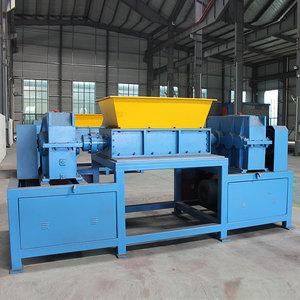 Double Shaft Shredder Recycling <b>Machine</b> Pump for <b>Tire</b> Waste Plastic Crushing PLC Controlled High Safety New Product D - Product Image 4