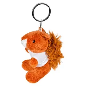 Portachiavi di peluche a forma di scoiattolo, merchandising personalizzato - Product Image 2