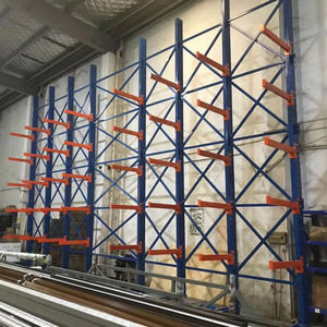 מערכת מדפים קנטילבר תעשייתית קלה להתאמה אישית, זרוע אחת, קיבולת 500 ק\"ג, 5 שכבות, הגנה מפני קורוזיה למתכת - Product Image 3