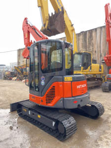 HITACHI ZX50 d'occasion, mini-excavatrice sur chenilles compacte de 5 tonnes, d'origine japonaise, ZX50U-2 ZX 50 U Zaxis 50U 5T 5Ton - Product Image 4